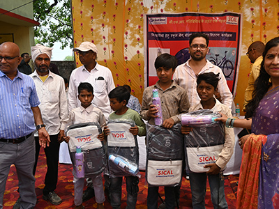 Distribution of School Bags